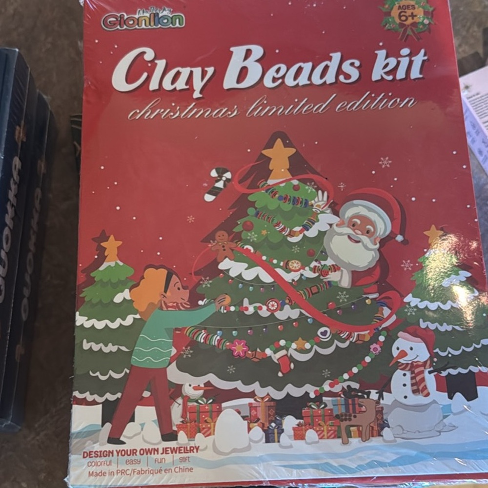 Christmas Clay Beads Kit for Kids - Multicolor